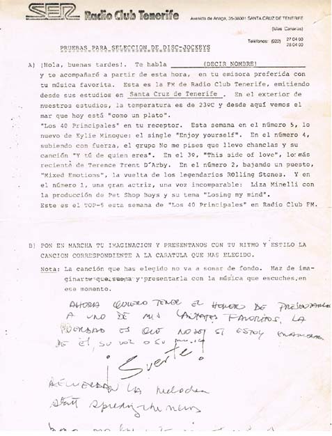 casting como locutora de radio